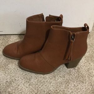 Old Navy pleather booties